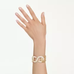 DEXTERA BRACELET, WHITE & GOLDEN