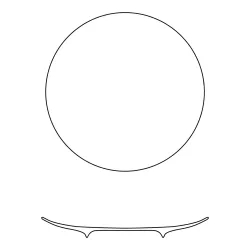 DINNER PLATE 27 CM, SONG OCEAN AGORA