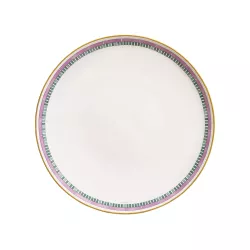 SET OF 3 FLAT PLATE 27 CM EN CONTREPOINT, 65301P