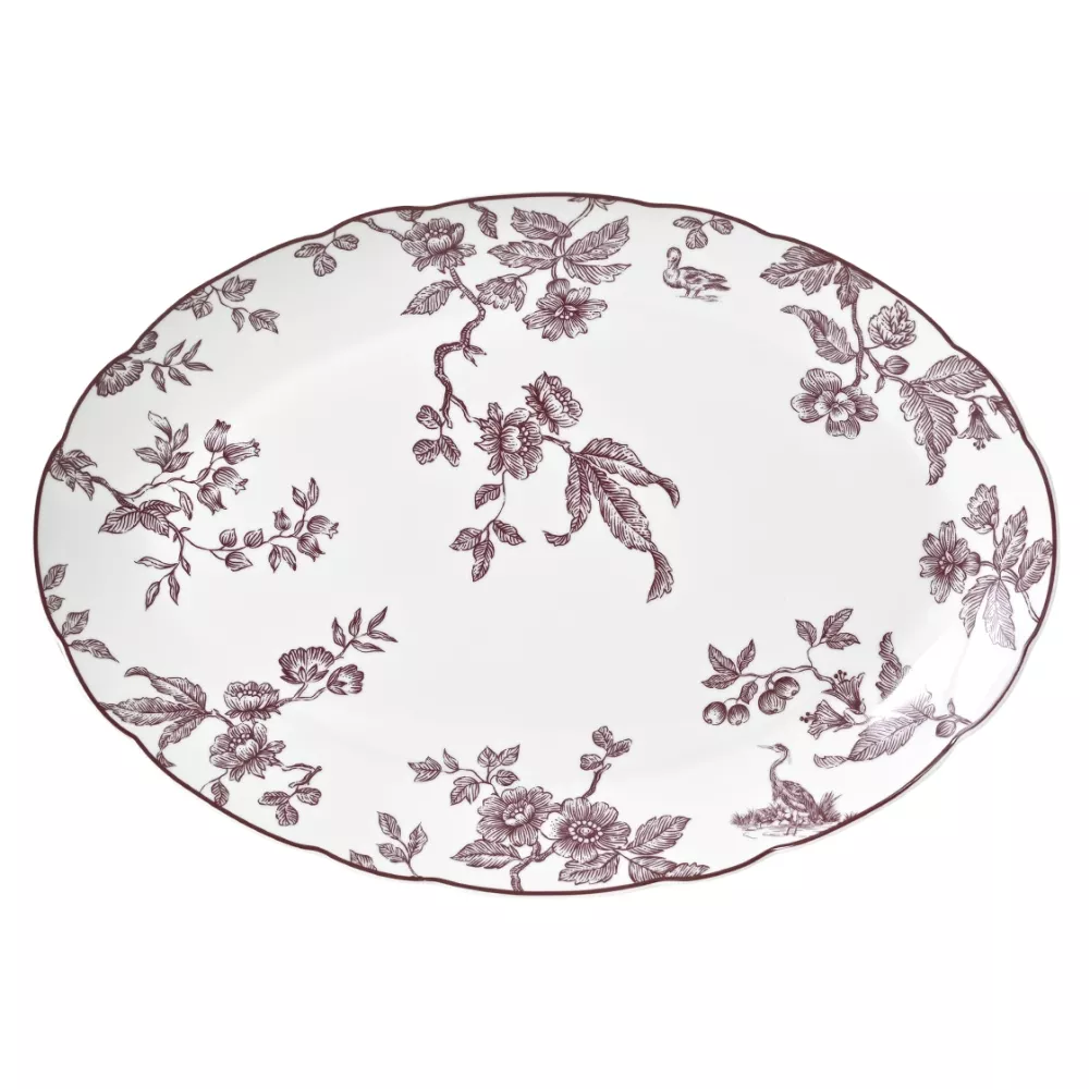 OVAL PLATTER 38 CM ALBERTINE PRUNE, 2631-107