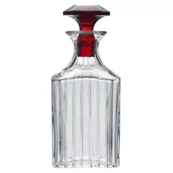 WHISKY BOTTLE RED LID,...
