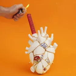 VASO LOVE IN BLOOM 25 CM, KINTSUGI