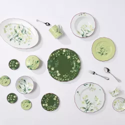 DINNER PLATE 28 CM, FLORENZA WHITE