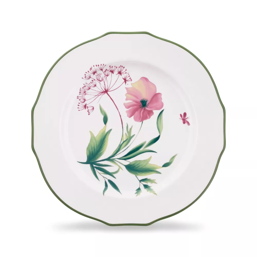DESSERT PLATE 22 CM, FLORENZA BIANCO