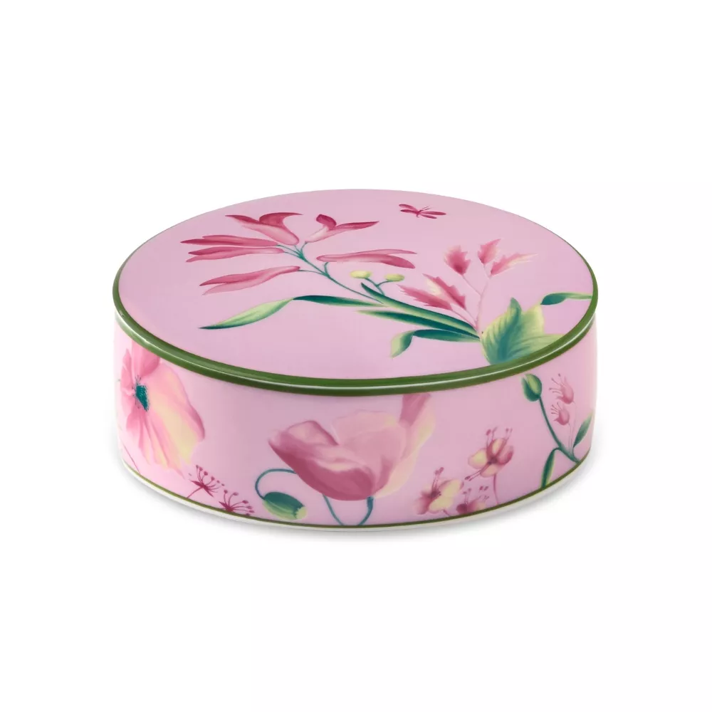 PORCELAIN BOX 13 CM, FLORENZA