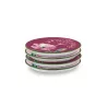 SET OF 4 PORCELAIN COASTERS, FLORENZA