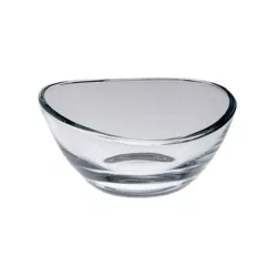 GLASS SMALL BOWL 13 CM, PAPAYA