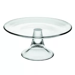 GLASS CAKE STAND 28 CM,...