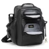 BLACK LEATHER BACKPACK, ALPHA 4