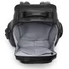 BLACK LEATHER BACKPACK, ALPHA 4