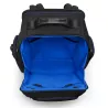 BLACK & ULTRA BLUE NYLON BRIEF CASE, ALPHA