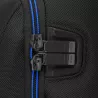 BLACK & ULTRA BLUE NYLON BRIEF CASE, ALPHA