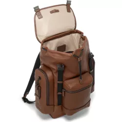 LEATHER BRIEF CASE, COGNAC GRIFFEN HARRISON