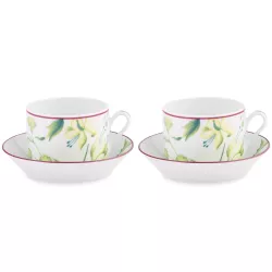 SET OF 2 TEA CUPS WITH...