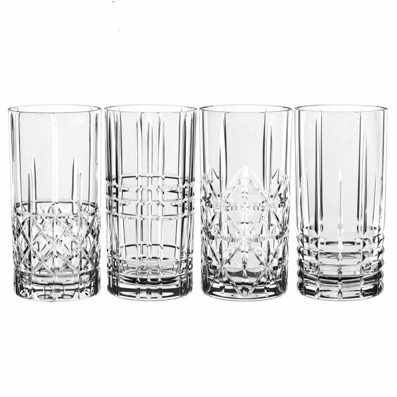 SET OF 4 LONGDRINK GLASSES HIGHLAND, 97784-0