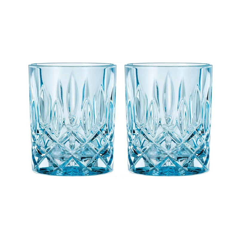 SET OF 2 WHISHY TUMBLER NOBLESSE AQUA - 104239