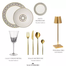 GOLDEN METROCHIC TABLE SETTING