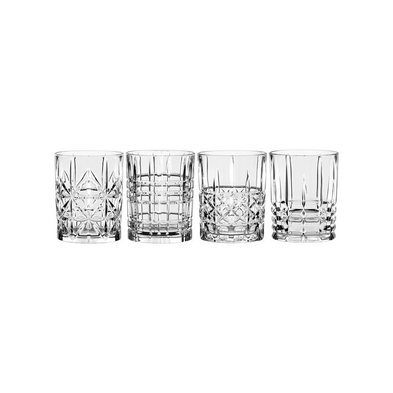SET OF 4 WHISKY GLASSES 95906 HIGHLAND