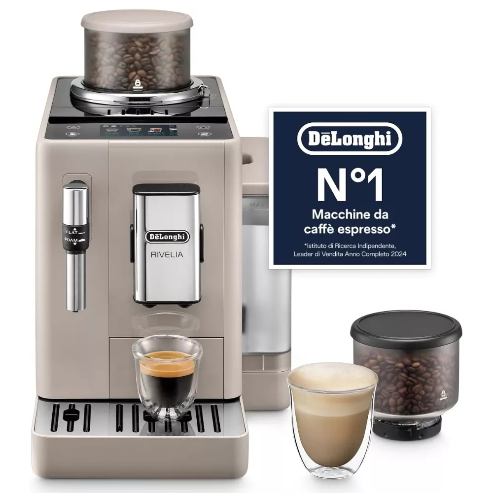 AUTOMATIC COFFE MACHINE RIVELIA, BEIGE EXAM440.55.BG