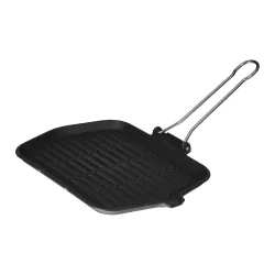 CAST IRON GRILL PAN,...