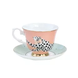 TEA CUP WITH SAUCER, SAFARI...