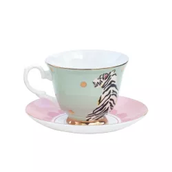 TEA CUP WITH SAUCER, SAFARI...