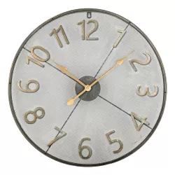 WALL CLOCK 60 CM, METAL 21573