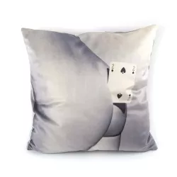 SQUARED PILLOW 50 cm, PLUME...