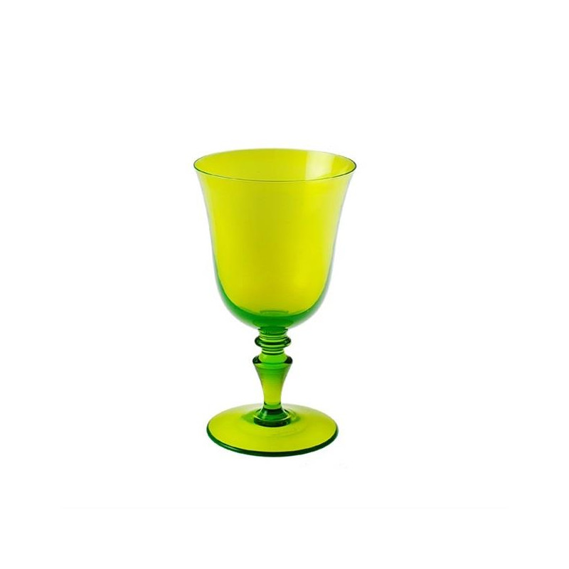 ACID GREEN WATER GLASS 8/77