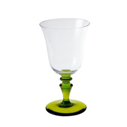 ACID GREEN WINE GLASS 8/77