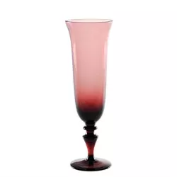 VIOLET CHAMPAGNE FLUTE 8/77