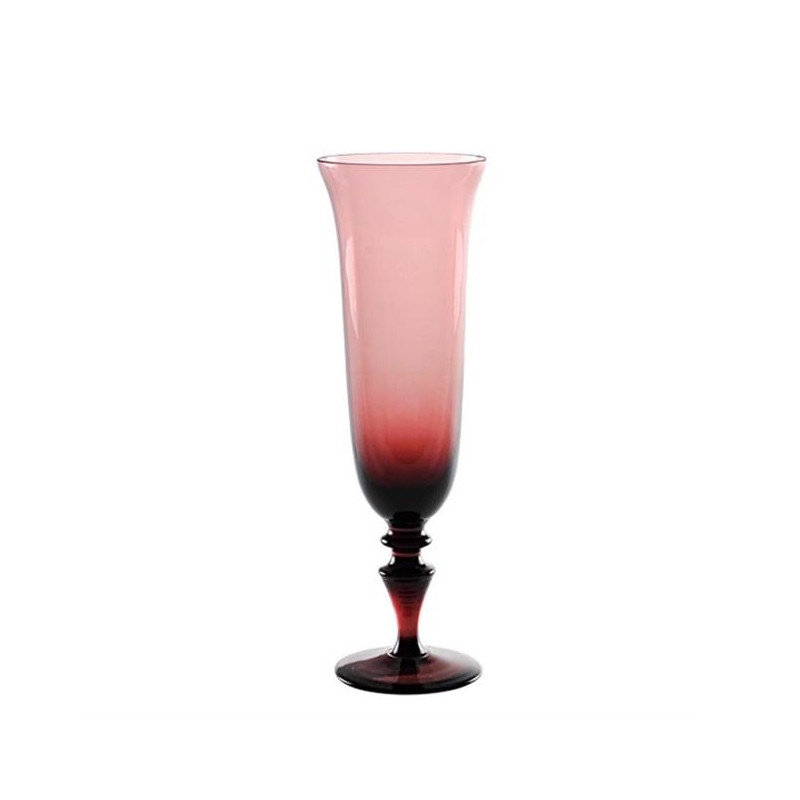 VIOLET CHAMPAGNE FLUTE 8/77