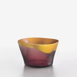 PURPLE & YELLOW BOWL DANDY
