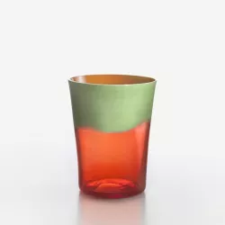 GREEN PEA & ORANGE TUMBLER...