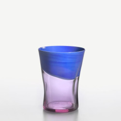 BLUE & PINK PEACH GLASS DANDY