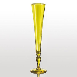 YELLOW CHAMPAGNE FLUTE EXCESS