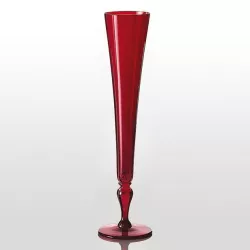 RED CHAMPAGNE FLUTE EXCESS