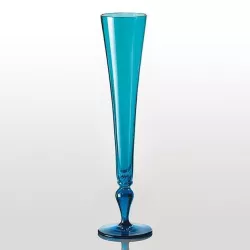 ACQUAMARINE CHAMPAGNE FLUTE...