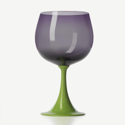 GREEN PEA /PERIWINKLE BORGOGNA GLASS BURLESQUE