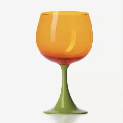 PEA GREEN / ORANGE BORGOGNA...