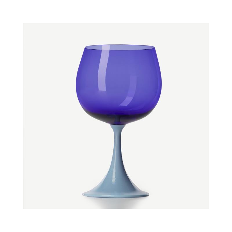 LIGHT BLUE/ BLUE BORGOGNA GLASS BURLESQUE