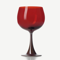 BILBERRY/ RED BORGOGNA GLASS BURLESQUE