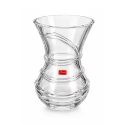CRYSTAL VASE 25 CM,...