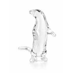 CRYSTAL FIGURE OTTER ON THE...