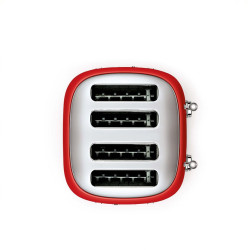 4 SLICES TOASTER, 4 SLOTS, 50s STYLE, TSF03