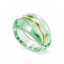 ANELLO CRISTALLO E ORO...