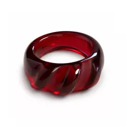 CRYSTAL RING SIZE 55,...