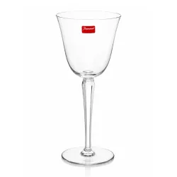 SET OF 4 CRYSTAL WINE GLASS...