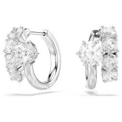 MATRIX HOOP EARRINGS, ROUND...