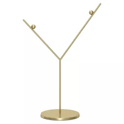 ORNAMENT STAND GOLD TONE...